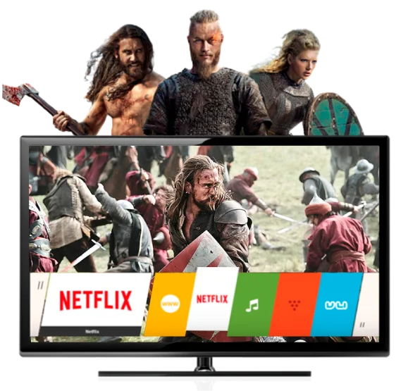 Televisão conectada na Netflix