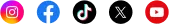 ícones redes sociais